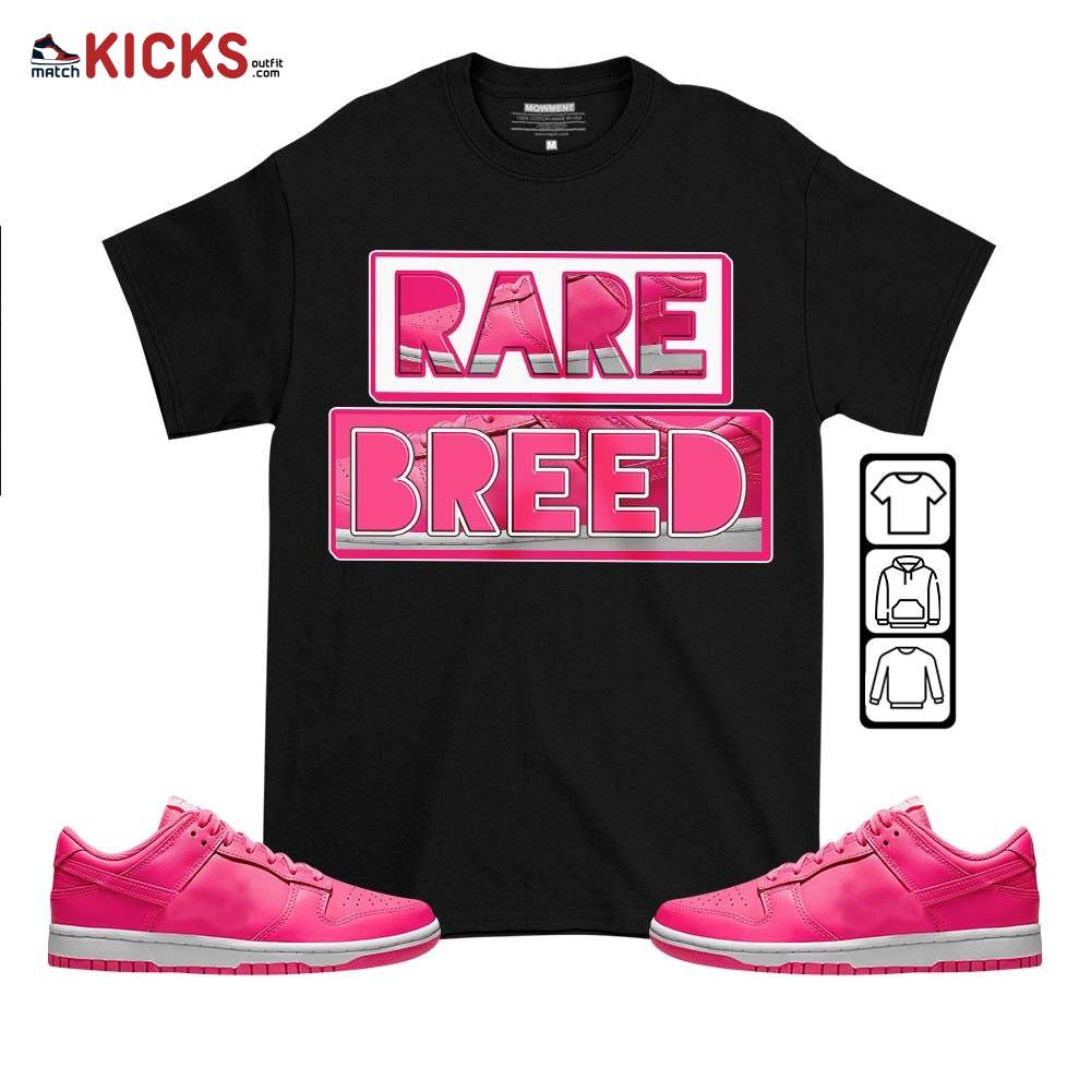 Rare Breed Sneaker Shirt Match Dunk Low Hyper Pink, Dunk Low Hot Pink MKO T-Shirt