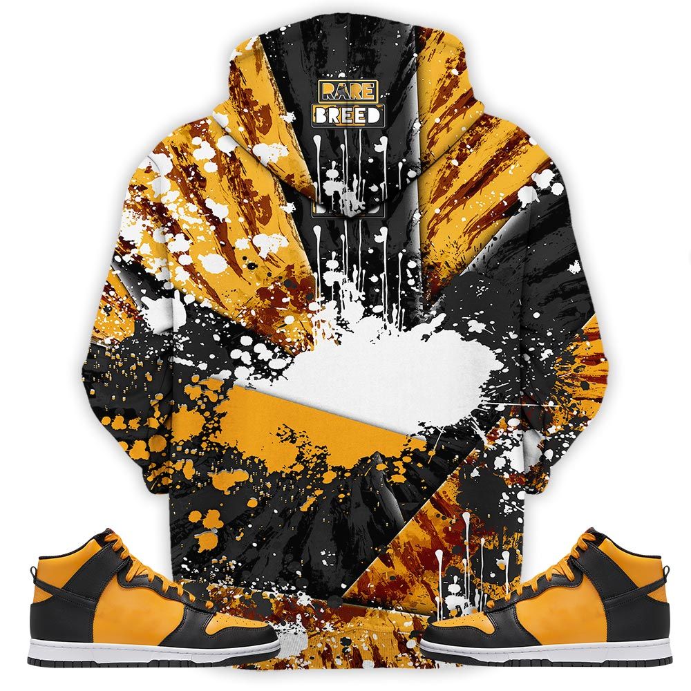 Rare Breed Sneaker Shirt Match Dunk Reverse Goldenrod, Dunk High Bruce Lee Hoodie Sweatshirt Tee All Over Print MKO Shirt