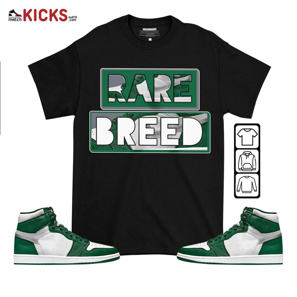 Rare Breed Sneaker Shirt Match High Gorge Green 1s, Jordan 1 Retro High Gorge Green MKO T-Shirt