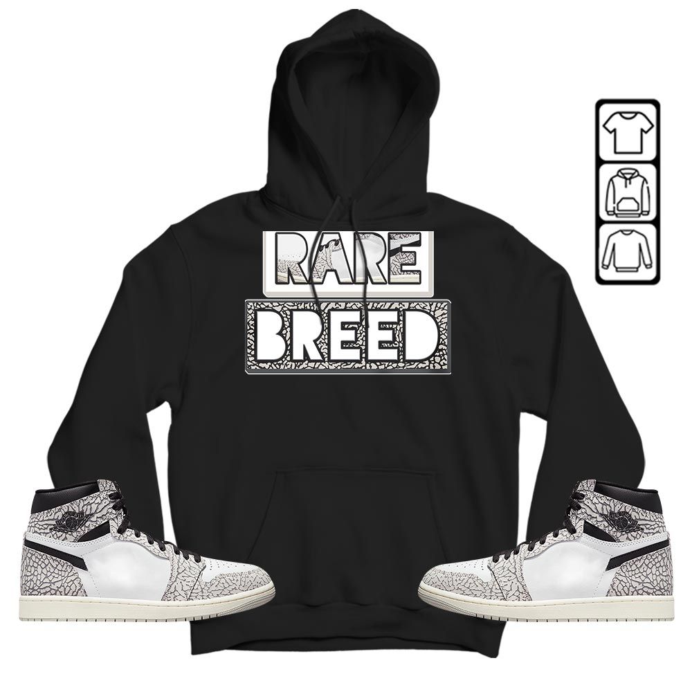 Rare Breed Sneaker Shirt Match OG Elephant 1s, Jordan 1 White Cement MKO T-Shirt Rare Breed Sneaker Shirt Match OG Elephant 1s, Jordan 1 White Cement MKO T-Shirt