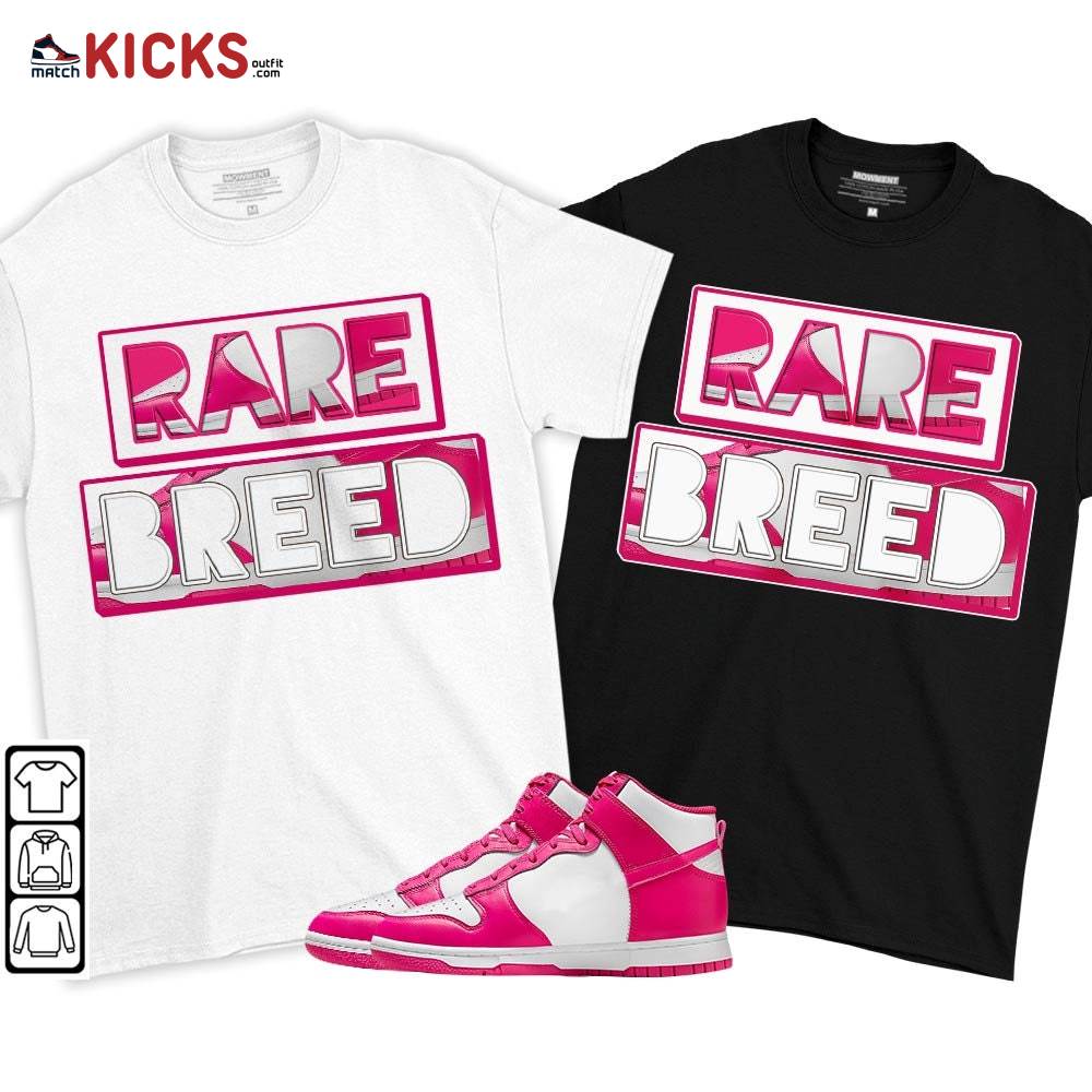 Rare Breed Sneaker Shirt Match Pink Prime Dunk, Dunk High Pink Prime MKO T-Shirt