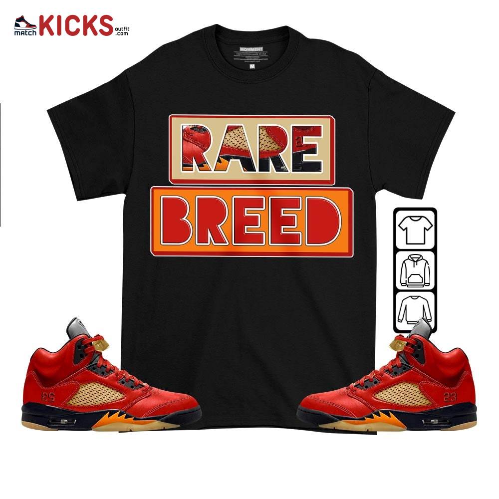 Rare Breed Sneaker Shirt Match Retro Mars For Her 5s, Jordan 5 Mars For Her MKO T-Shirt