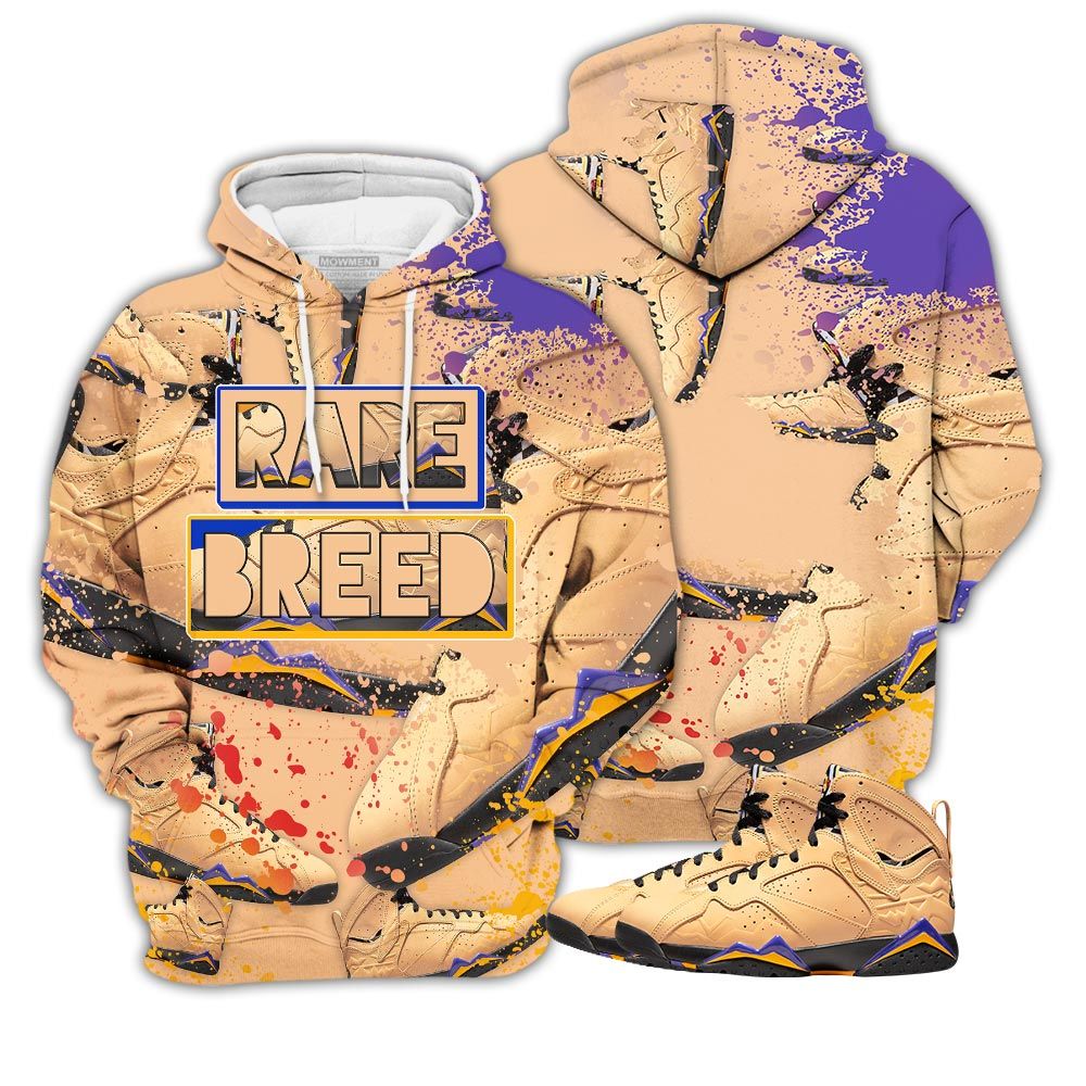 Rare Breed Sneaker Shirt Match Retro Vachetta Tan 7S, Jordan 7 Se Afrobeats Hoodie Sweatshirt Tee All Over Print MKO Shirt