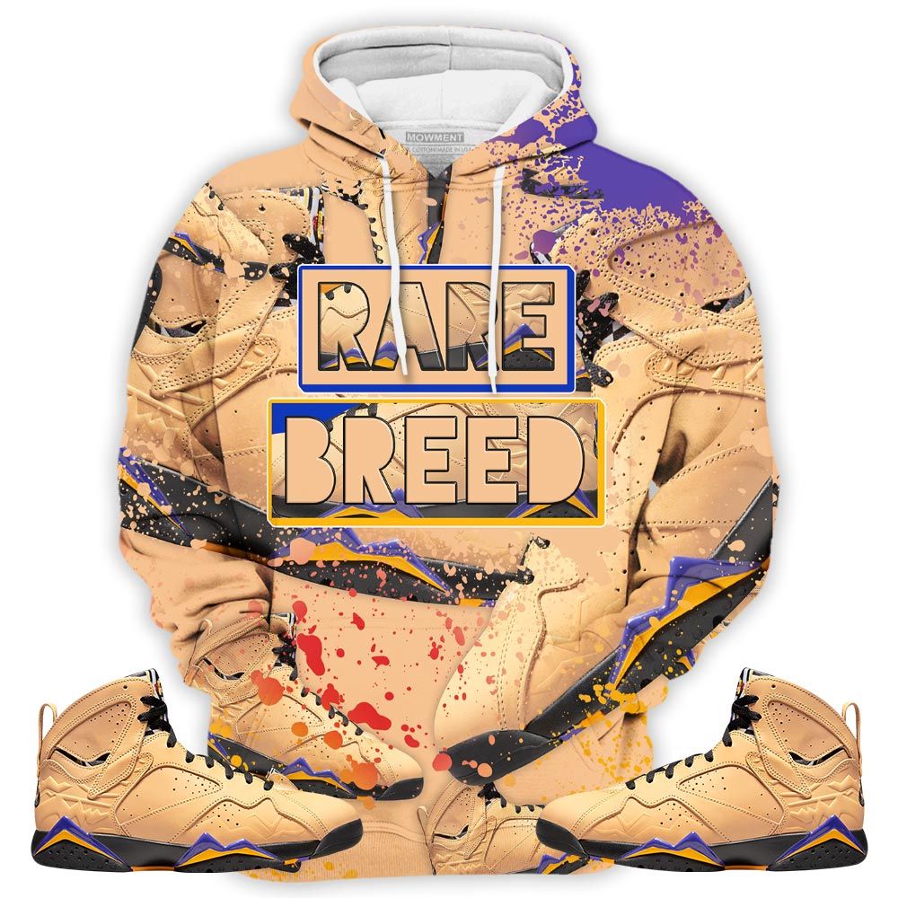 Rare Breed Sneaker Shirt Match Retro Vachetta Tan 7S, Jordan 7 Se Afrobeats Hoodie Sweatshirt Tee All Over Print MKO Shirt