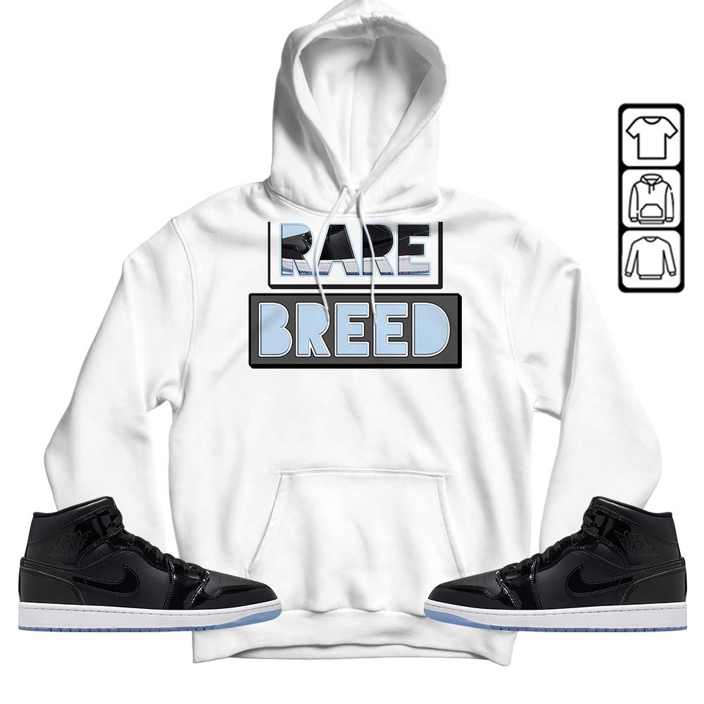 Rare Breed Sneaker Shirt Match Space Jam 1s, Jordan 1 Mid Space Jam MKO T-Shirt