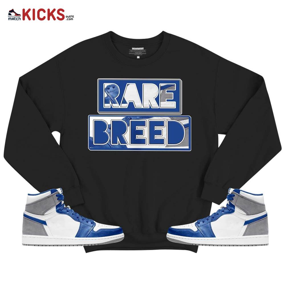 Rare Breed Sneaker Shirt Match True Blue 1s, Jordan 1 High OG True Blue MKO T-Shirt Rare Breed Sneaker Shirt Match True Blue 1s, Jordan 1 High OG True Blue MKO T-Shirt