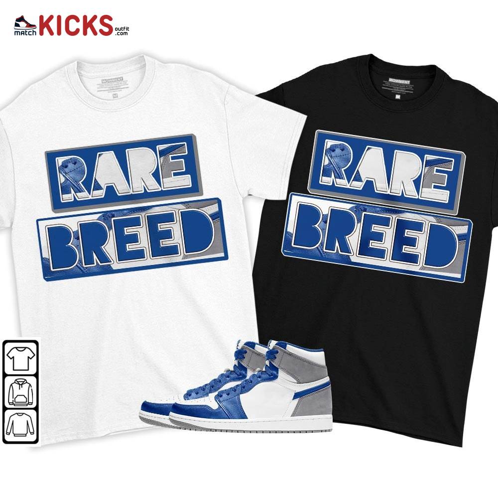 Rare Breed Sneaker Shirt Match True Blue 1s, Jordan 1 High OG True Blue MKO T-Shirt Rare Breed Sneaker Shirt Match True Blue 1s, Jordan 1 High OG True Blue MKO T-Shirt