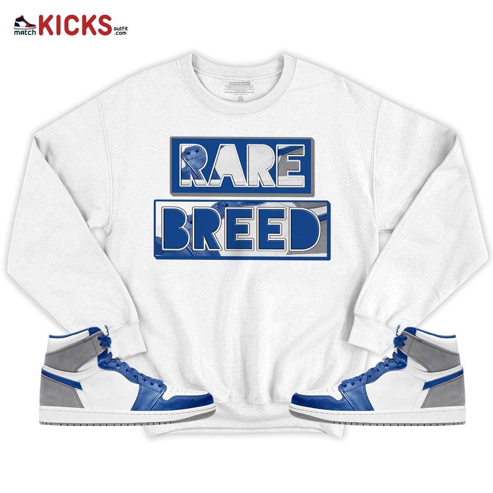 Rare Breed Sneaker Shirt Match True Blue 1s, Jordan 1 High OG True Blue MKO T-Shirt Rare Breed Sneaker Shirt Match True Blue 1s, Jordan 1 High OG True Blue MKO T-Shirt