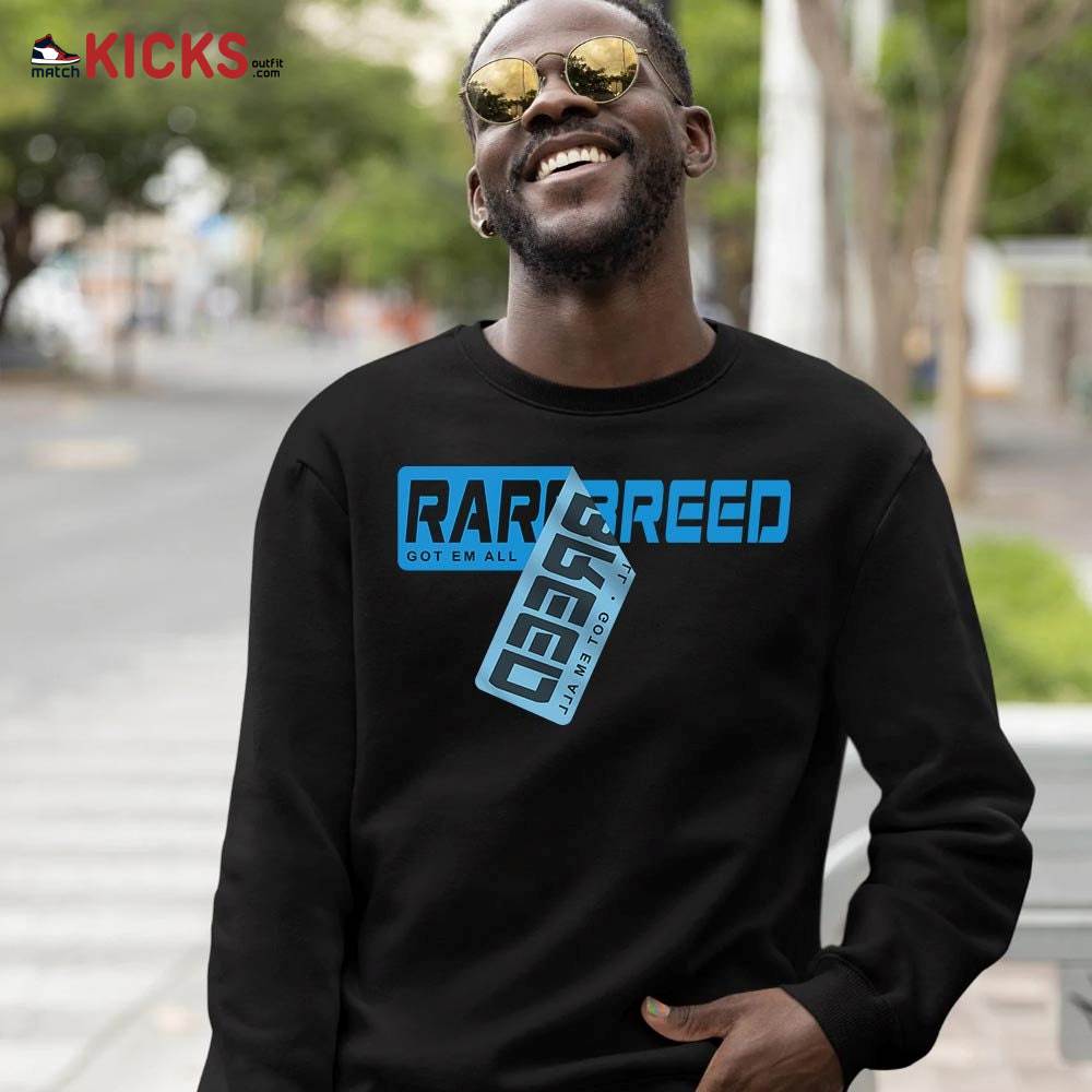 Rare Breed Sticker Sneaker Shirt Match Black University Blue 13s, Jordan 13 Black University Blue 2022 MKO Hoodie Rare Breed Sticker Sneaker Shirt Match Black University Blue 13s, Jordan 13 Black University Blue 2022 MKO Hoodie