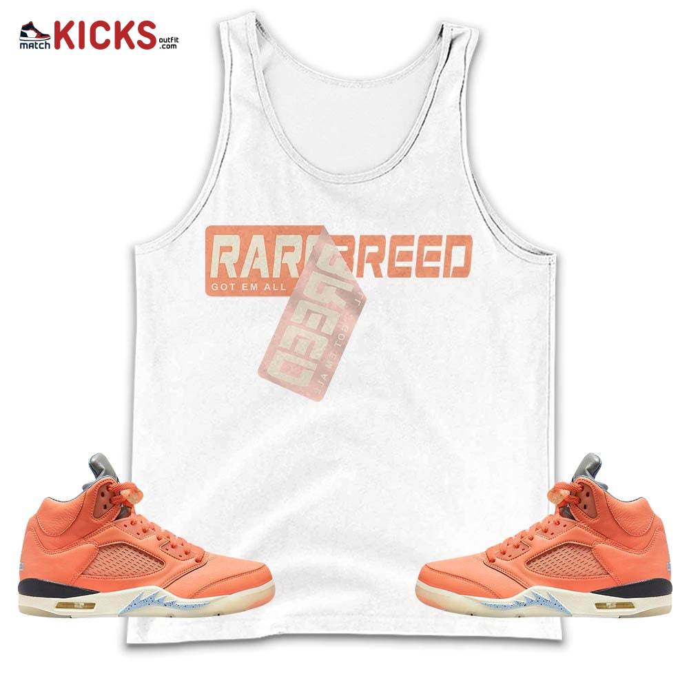 Rare Breed Sticker Sneaker Shirt Match Crimson Bliss 5s, Jordan 5 DJ Khaled Crimson Bliss MKO Tank Top Rare Breed Sticker Sneaker Shirt Match Crimson Bliss 5s, Jordan 5 DJ Khaled Crimson Bliss MKO Tank Top