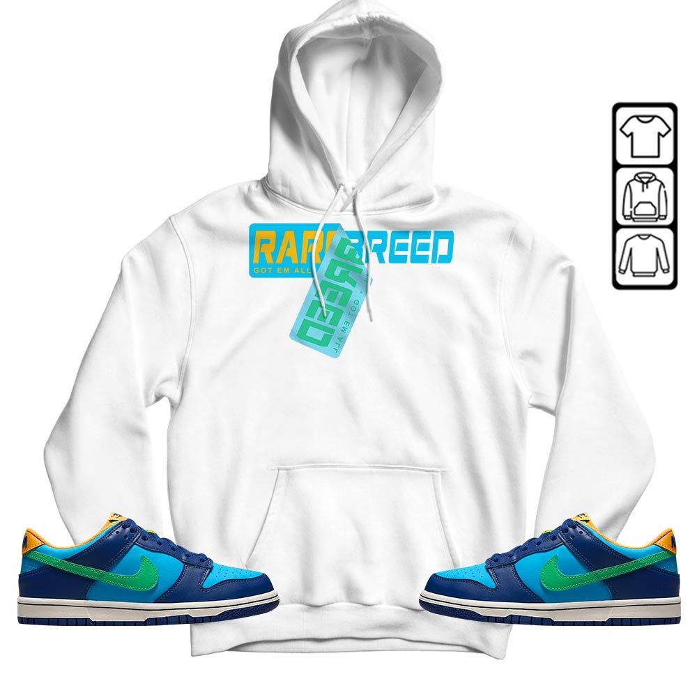 Rare Breed Sticker Sneaker Shirt Match Dunk Low GS Kyrie, Dunk Low GS Electric Algae MKO T-Shirt