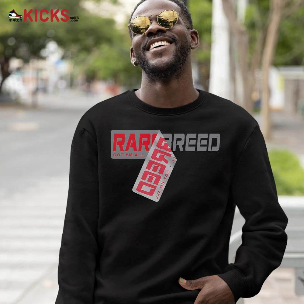 Rare Breed Sticker Sneaker Shirt Match Grey Fire Red 9s, Jordan 9 Retro Fire Red MKO T-Shirt Rare Breed Sticker Sneaker Shirt Match Grey Fire Red 9s, Jordan 9 Retro Fire Red MKO T-Shirt