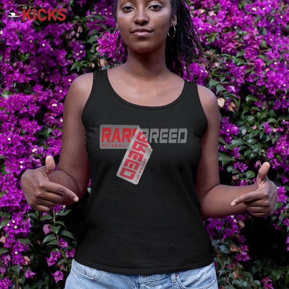 Rare Breed Sticker Sneaker Shirt Match Grey Fire Red 9s, Jordan 9 Retro Fire Red MKO Tank Top Rare Breed Sticker Sneaker Shirt Match Grey Fire Red 9s, Jordan 9 Retro Fire Red MKO Tank Top