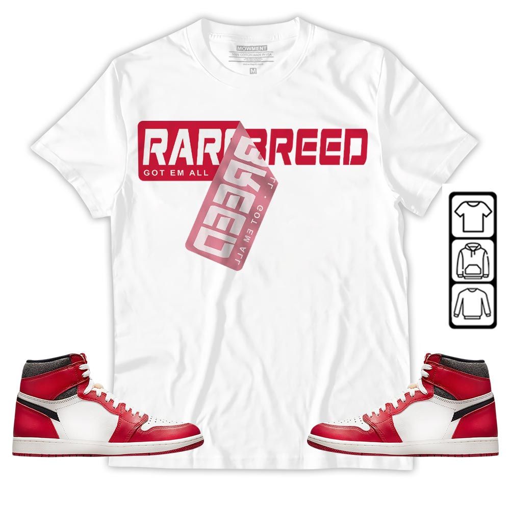 Rare Breed Sticker Sneaker Shirt Match High OG Chicago 1s, Jordan 1 Lost Found Chicago MKO T-Shirt Rare Breed Sticker Sneaker Shirt Match High OG Chicago 1s, Jordan 1 Lost Found Chicago MKO T-Shirt