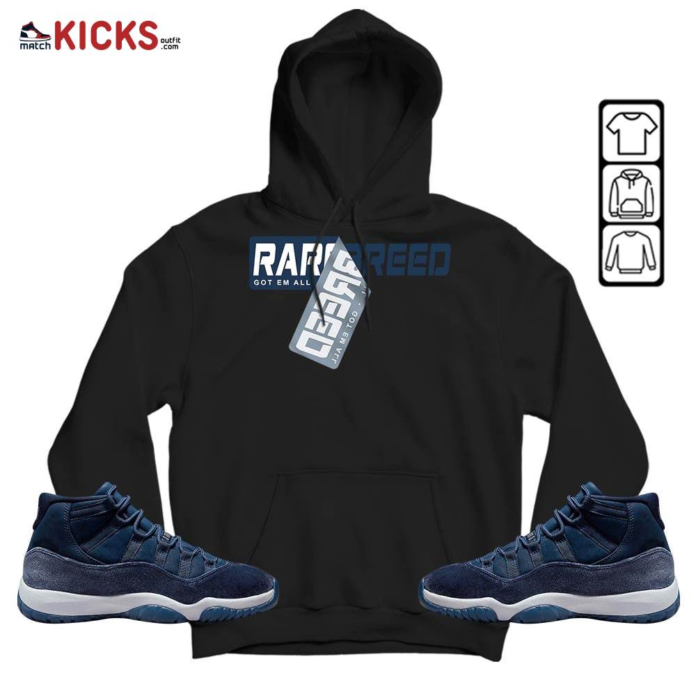 Rare Breed Sticker Sneaker Shirt Match Midnight Navy 11s, Jordan 11 Retro Midnight Navy MKO Sweatshirt Rare Breed Sticker Sneaker Shirt Match Midnight Navy 11s, Jordan 11 Retro Midnight Navy MKO Sweatshirt