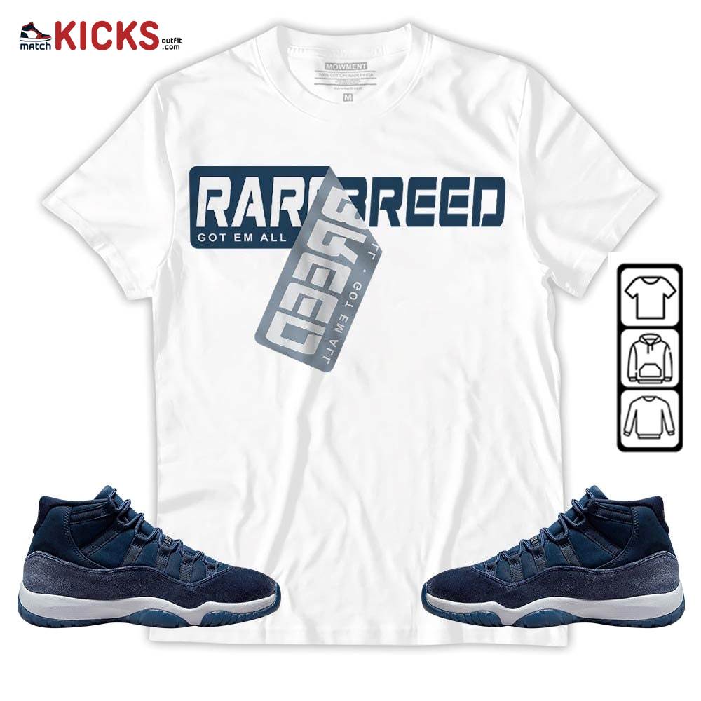 Rare Breed Sticker Sneaker Shirt Match Midnight Navy 11s, Jordan 11 Retro Midnight Navy MKO T-Shirt Rare Breed Sticker Sneaker Shirt Match Midnight Navy 11s, Jordan 11 Retro Midnight Navy MKO T-Shirt