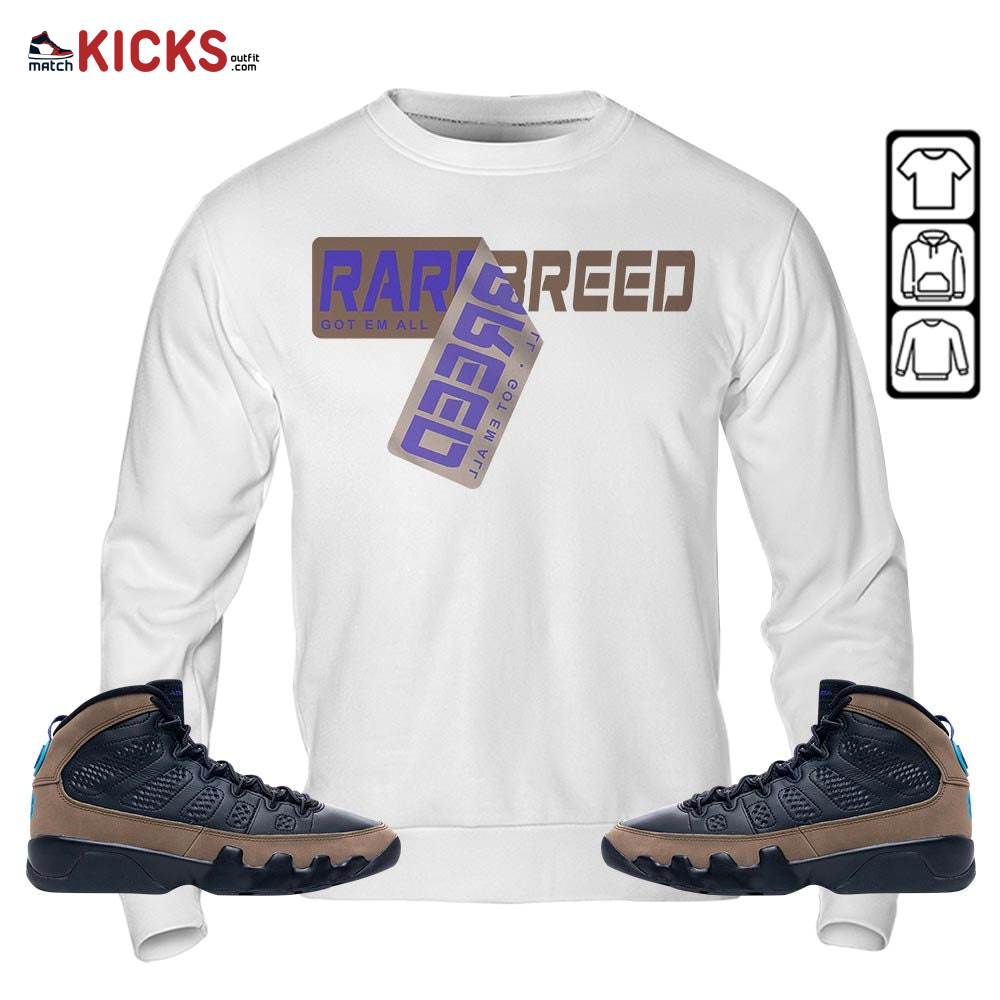 Rare Breed Sticker Sneaker Shirt Match Olive Concord 9s, Jordan 9 Olive Concord MKO Sweatshirt Rare Breed Sticker Sneaker Shirt Match Olive Concord 9s, Jordan 9 Olive Concord MKO Sweatshirt