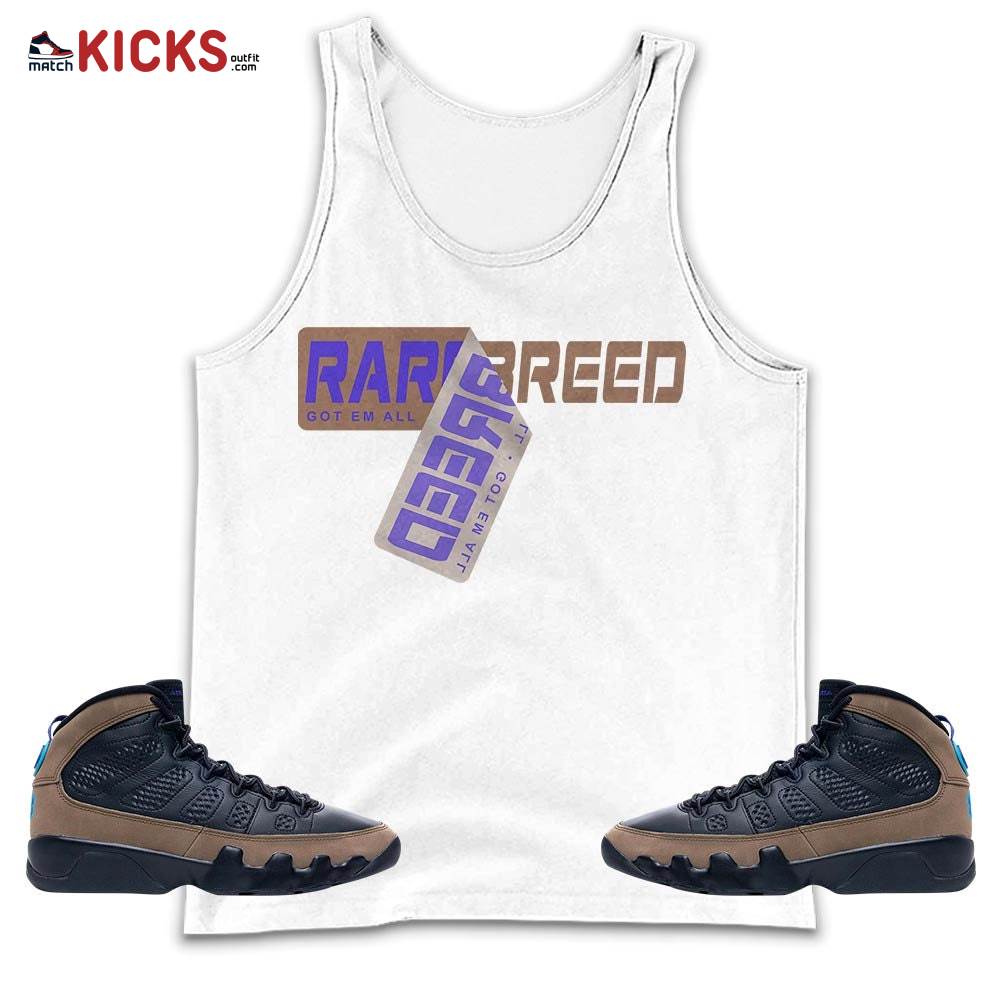 Rare Breed Sticker Sneaker Shirt Match Olive Concord 9s, Jordan 9 Olive Concord MKO Tank Top Rare Breed Sticker Sneaker Shirt Match Olive Concord 9s, Jordan 9 Olive Concord MKO Tank Top
