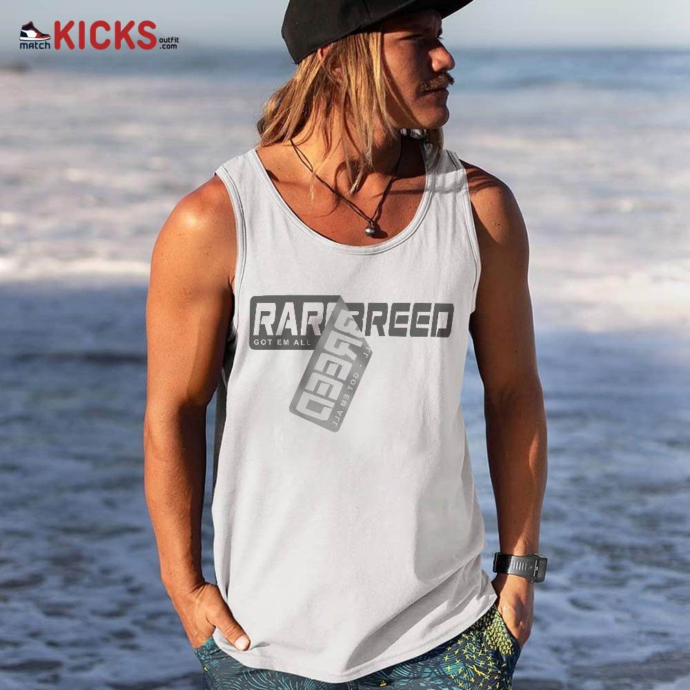 Rare Breed Sticker Sneaker Shirt Match Retro Cool Grey 6s, Jordan 6 Cool Grey MKO Tank Top Rare Breed Sticker Sneaker Shirt Match Retro Cool Grey 6s, Jordan 6 Cool Grey MKO Tank Top