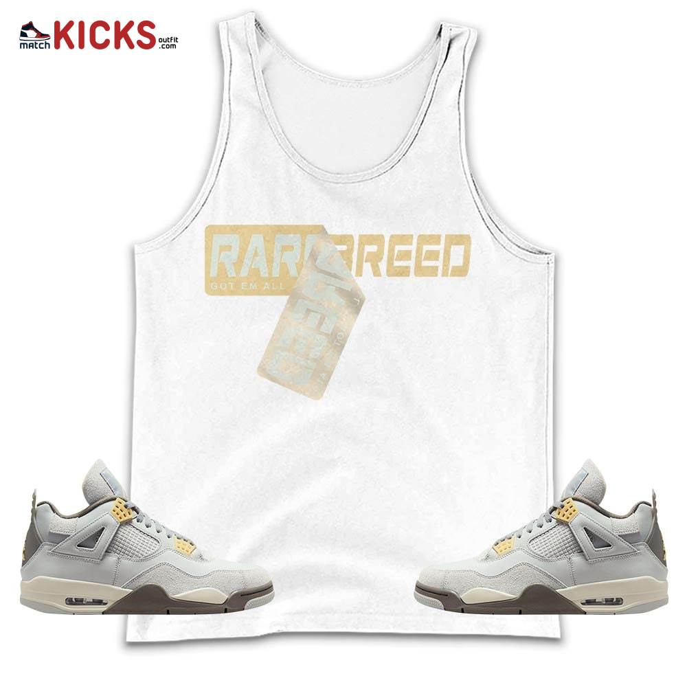 Rare Breed Sticker Sneaker Shirt Match Retro Craft 4s, Jordan 4 Craft Photon Dust MKO Tank Top Rare Breed Sticker Sneaker Shirt Match Retro Craft 4s, Jordan 4 Craft Photon Dust MKO Tank Top
