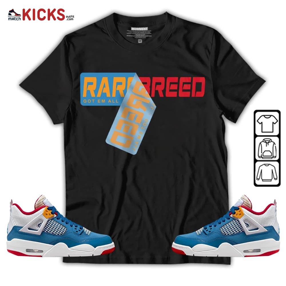 Rare Breed Sticker Sneaker Shirt Match Retro Messy Room 4s, Jordan 4 GS Messy Room MKO T-Shirt