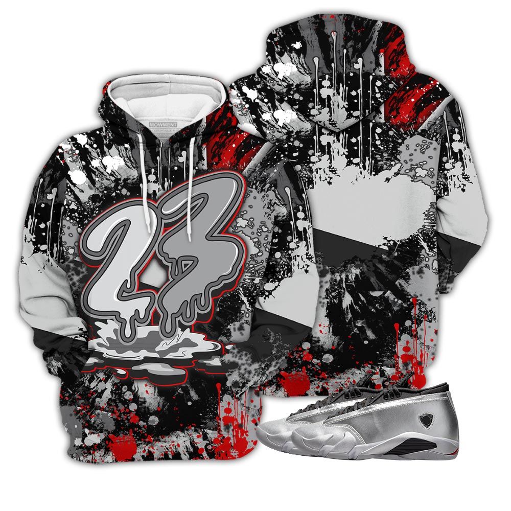 Rb01Hd 23 Drip Sneaker Shirt Match 14 Low Metallic Silver, Jordan 14 Metallic Silver Hoodie Sweatshirt Tee All Over Print MKO Shirt Rb01Hd 23 Drip Sneaker Shirt Match 14 Low Metallic Silver, Jordan 14 Metallic Silver Hoodie Sweatshirt Tee All Over Print MKO Shirt