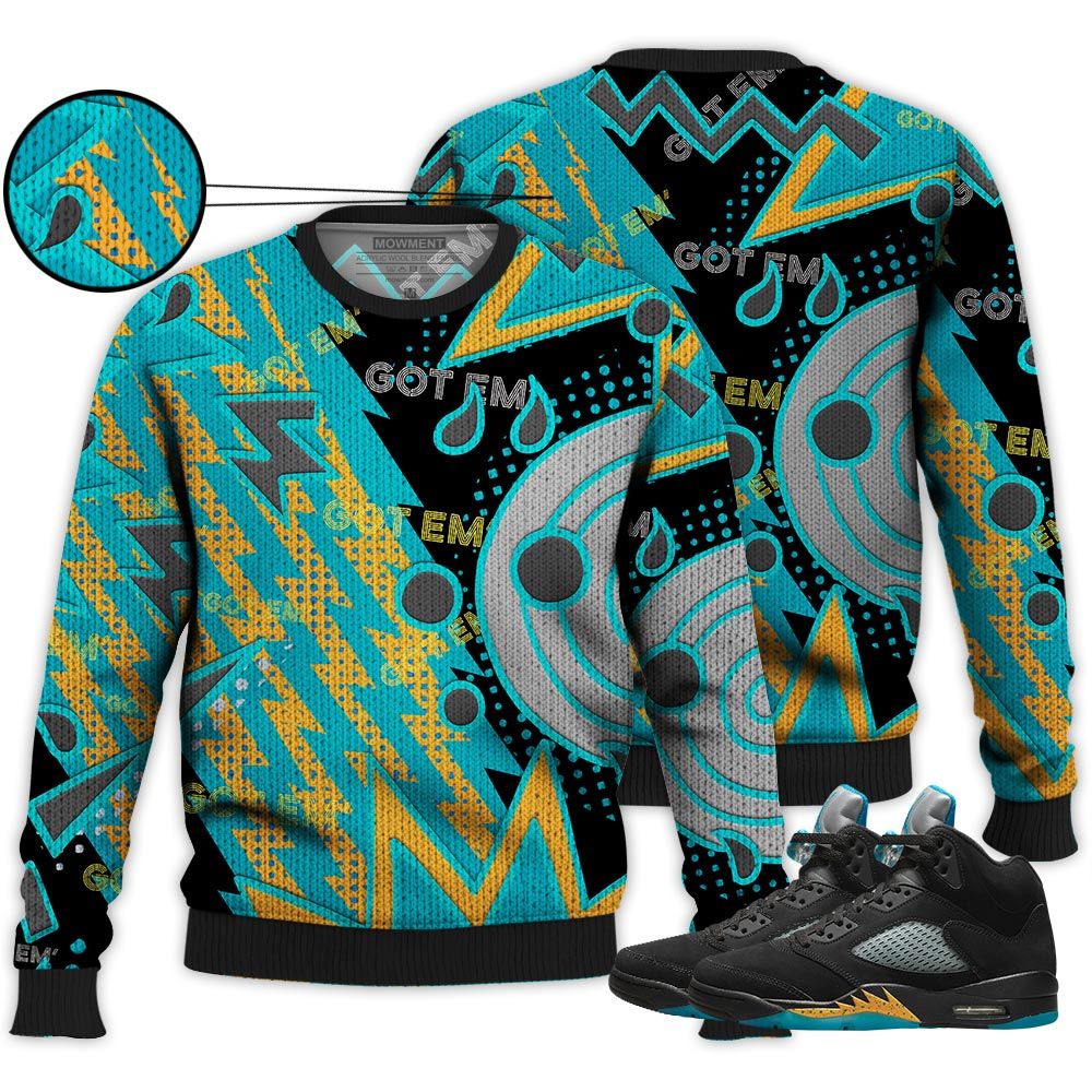 Retro Vintage 90S Sneaker Shirt Match 2023 Retro Aqua 5S, Jordan 5 Aqua Hoodie Sweatshirt Tee All Over Print MKO Shirt Retro Vintage 90S Sneaker Shirt Match 2023 Retro Aqua 5S, Jordan 5 Aqua Hoodie Sweatshirt Tee All Over Print MKO Shirt