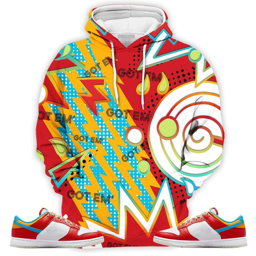Retro Vintage 90S Sneaker Shirt Match Fruity Pebbles Shoes, Dunk Low Fruity Pebbles Hoodie Sweatshirt Tee All Over Print MKO Shirt Retro Vintage 90S Sneaker Shirt Match Fruity Pebbles Shoes, Dunk Low Fruity Pebbles Hoodie Sweatshirt Tee All Over Print MKO Shirt