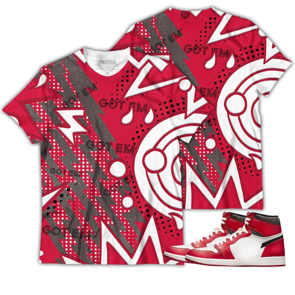 Retro Vintage 90S Sneaker Shirt Match High Og Chicago 1S, Jordan 1 Lost Found Chicago Hoodie Sweatshirt Tee All Over Print MKO Shirt Retro Vintage 90S Sneaker Shirt Match High Og Chicago 1S, Jordan 1 Lost Found Chicago Hoodie Sweatshirt Tee All Over Print MKO Shirt