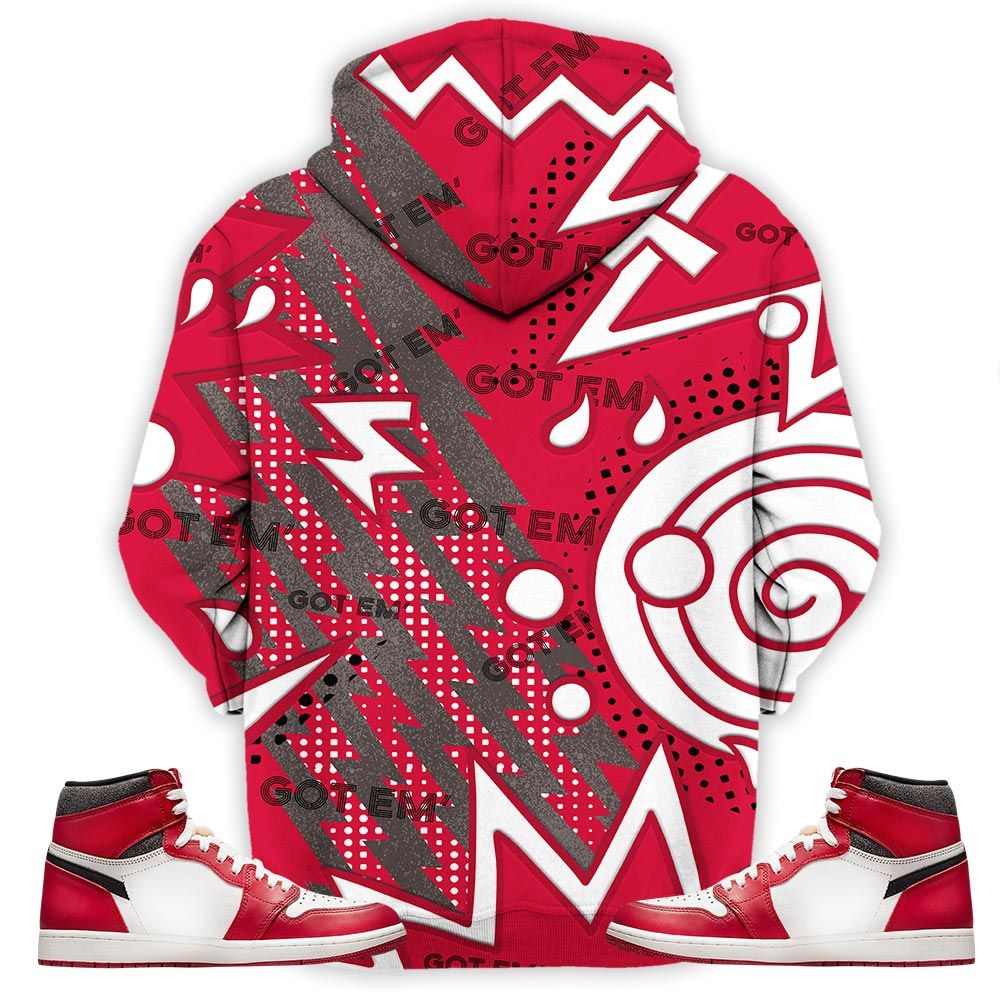 Retro Vintage 90S Sneaker Shirt Match High Og Chicago 1S, Jordan 1 Lost Found Chicago Hoodie Sweatshirt Tee All Over Print MKO Shirt Retro Vintage 90S Sneaker Shirt Match High Og Chicago 1S, Jordan 1 Lost Found Chicago Hoodie Sweatshirt Tee All Over Print MKO Shirt