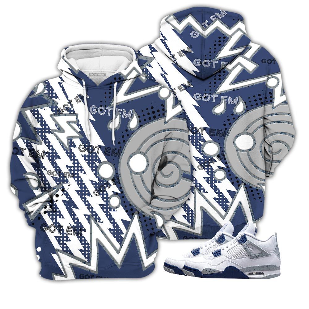 Retro Vintage 90S Sneaker Shirt Match Midnight Navy 4S, Jordan 4 Retro Midnight Navy Hoodie Sweatshirt Tee All Over Print MKO Shirt Retro Vintage 90S Sneaker Shirt Match Midnight Navy 4S, Jordan 4 Retro Midnight Navy Hoodie Sweatshirt Tee All Over Print MKO Shirt