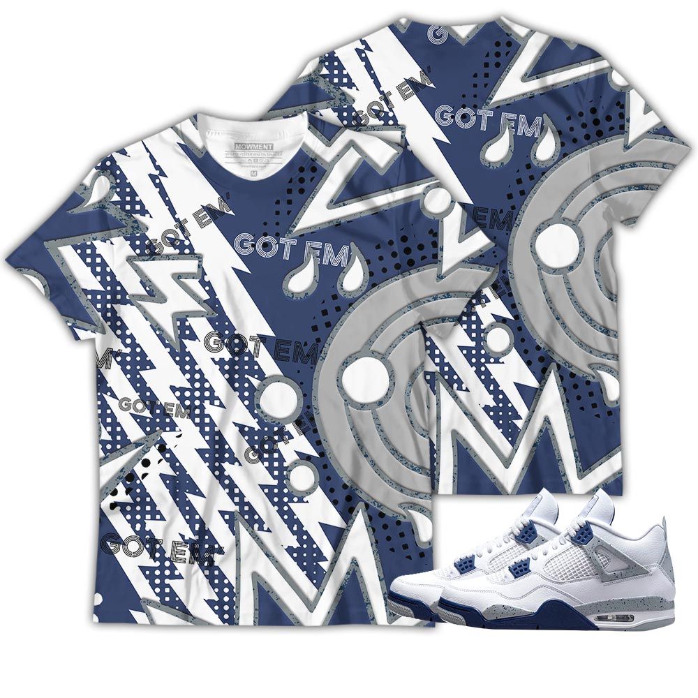 Retro Vintage 90S Sneaker Shirt Match Midnight Navy 4S, Jordan 4 Retro Midnight Navy Hoodie Sweatshirt Tee All Over Print MKO Shirt Retro Vintage 90S Sneaker Shirt Match Midnight Navy 4S, Jordan 4 Retro Midnight Navy Hoodie Sweatshirt Tee All Over Print MKO Shirt