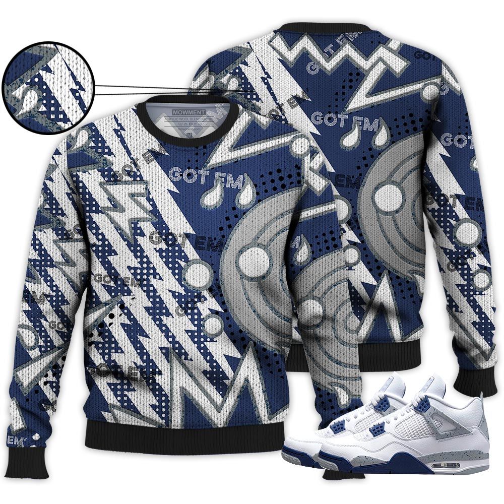 Retro Vintage 90S Sneaker Shirt Match Midnight Navy 4S, Jordan 4 Retro Midnight Navy Hoodie Sweatshirt Tee All Over Print MKO Shirt Retro Vintage 90S Sneaker Shirt Match Midnight Navy 4S, Jordan 4 Retro Midnight Navy Hoodie Sweatshirt Tee All Over Print MKO Shirt