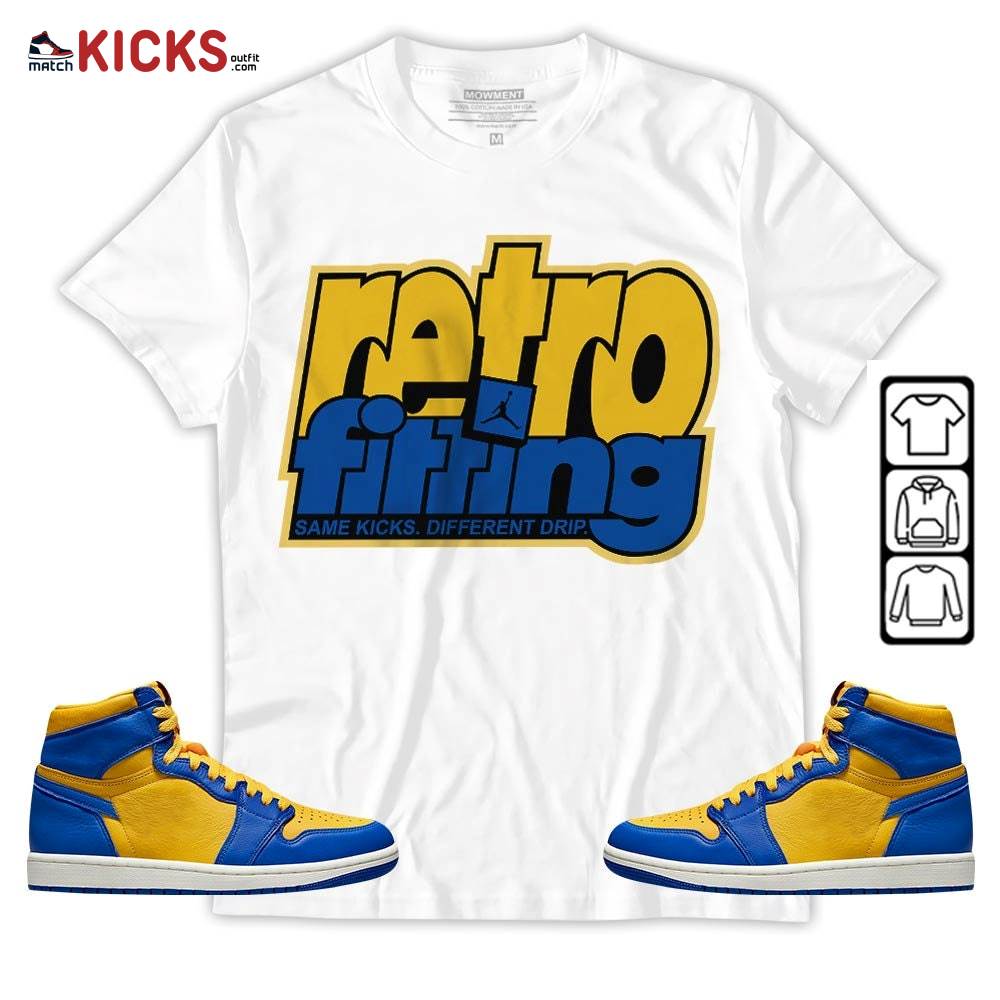Retrofitting Got Em Sneaker Shirt Match 2023 Laney 1s, Jordan 1 Retro High Laney MKO T-Shirt