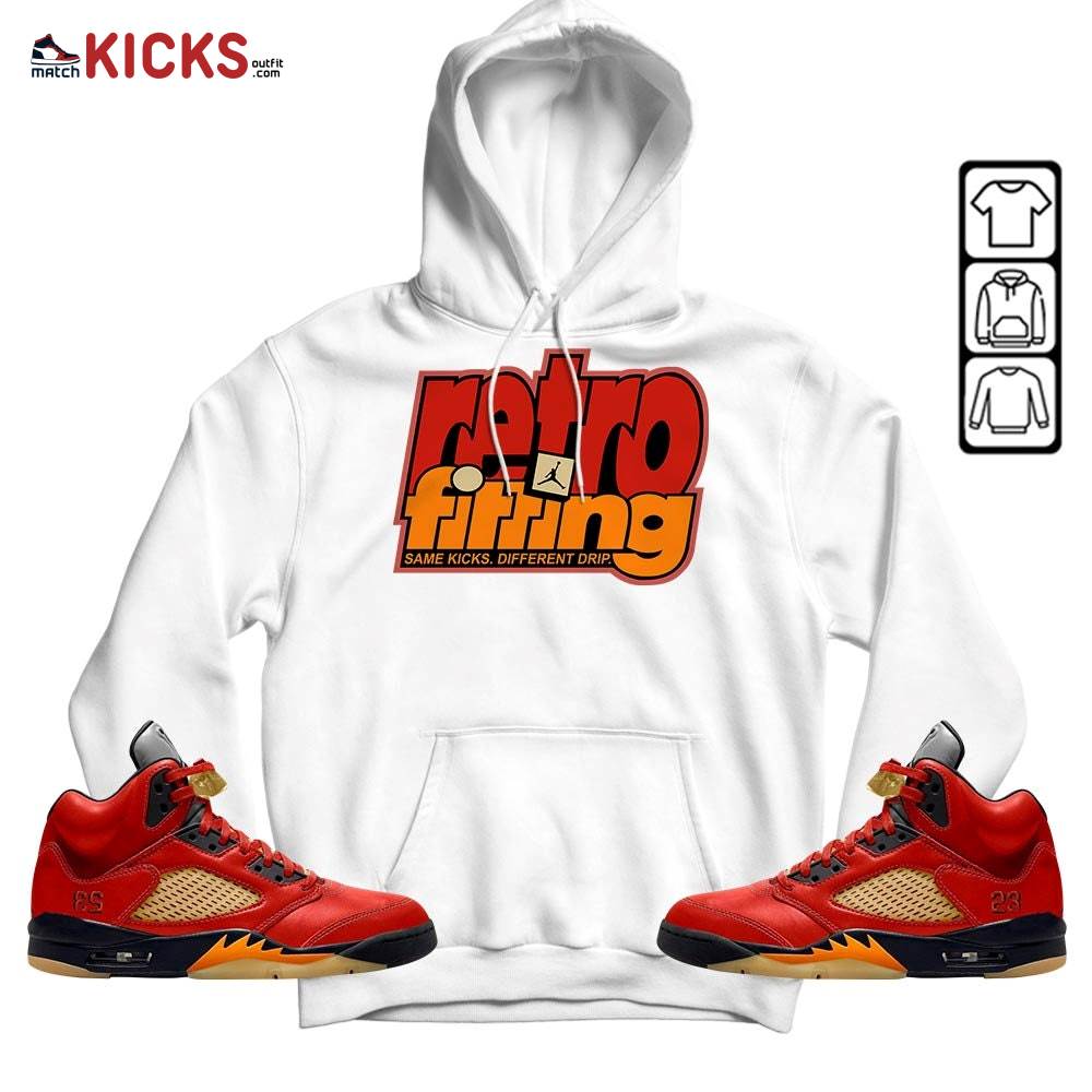 Retrofitting Got Em Sneaker Shirt Match 5 Dunk On Mars, Jordan 5 Mars For Her MKO Hoodie Retrofitting Got Em Sneaker Shirt Match 5 Dunk On Mars, Jordan 5 Mars For Her MKO Hoodie