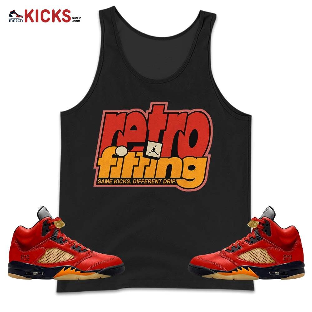 Retrofitting Got Em Sneaker Shirt Match 5 Dunk On Mars, Jordan 5 Mars For Her MKO Tank Top