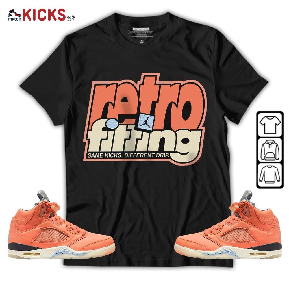 Retrofitting Got Em Sneaker Shirt Match Crimson Bliss 5s, Jordan 5 DJ Khaled Crimson Bliss MKO Hoodie