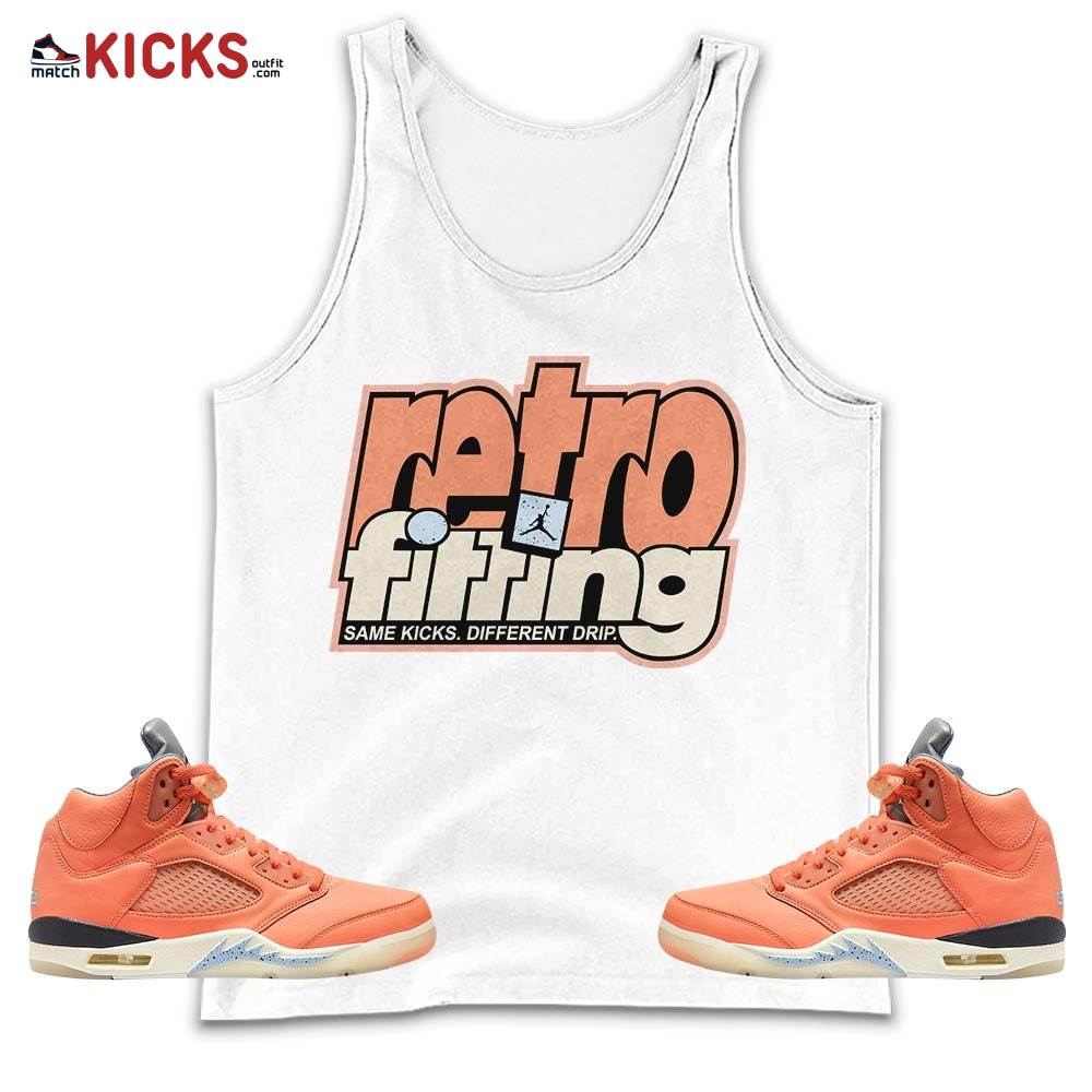 Retrofitting Got Em Sneaker Shirt Match Crimson Bliss 5s, Jordan 5 DJ Khaled Crimson Bliss MKO Tank Top