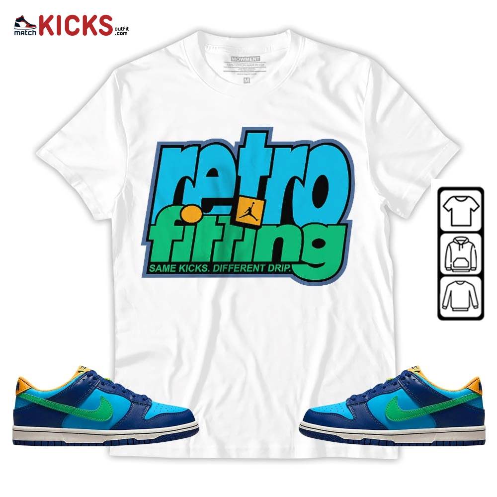Retrofitting Got Em Sneaker Shirt Match Dunk Low GS Kyrie, Dunk Low GS Electric Algae MKO T-Shirt Retrofitting Got Em Sneaker Shirt Match Dunk Low GS Kyrie, Dunk Low GS Electric Algae MKO T-Shirt