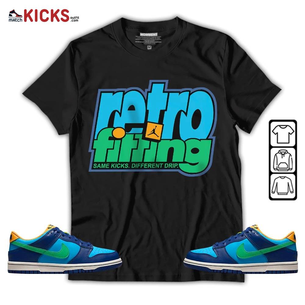 Retrofitting Got Em Sneaker Shirt Match Dunk Low GS Kyrie, Dunk Low GS Electric Algae MKO T-Shirt
