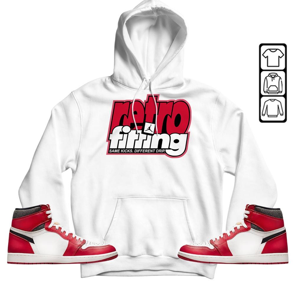 Retrofitting Got Em Sneaker Shirt Match High OG Chicago 1s, Jordan 1 Lost Found Chicago MKO T-Shirt