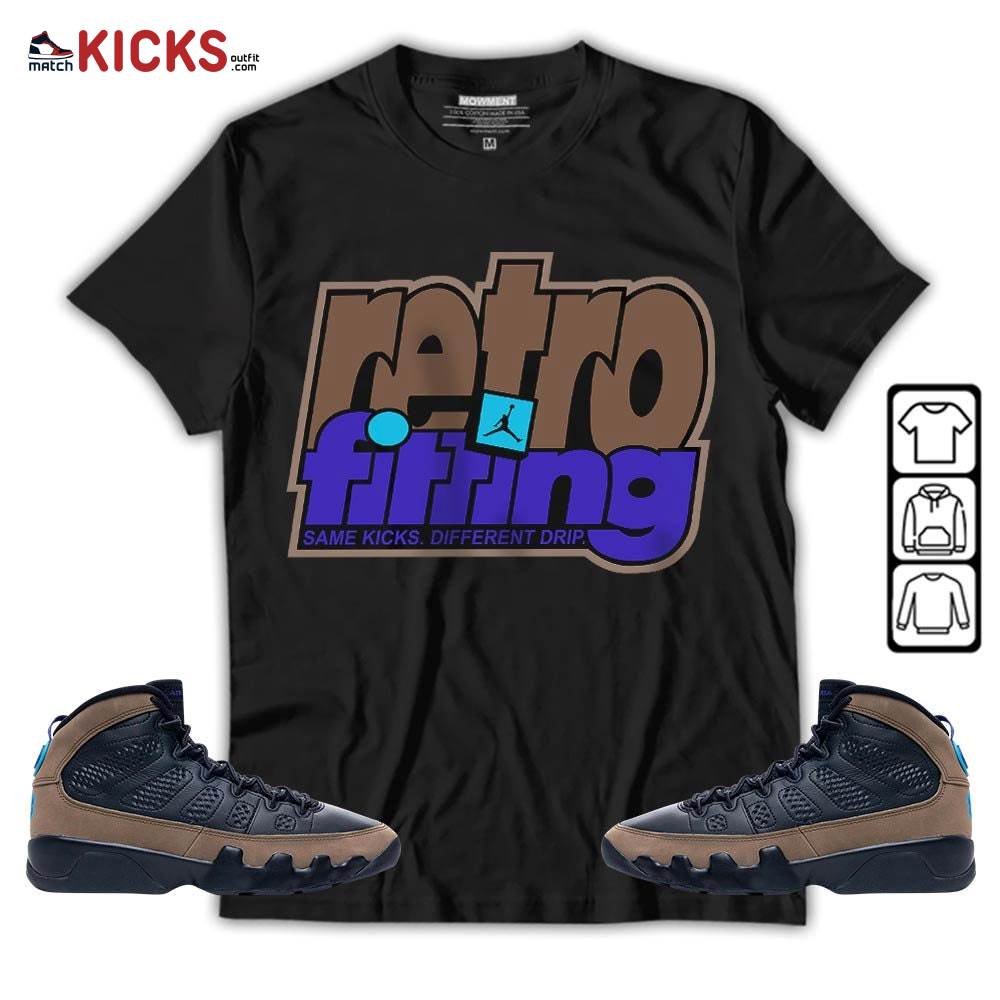 Retrofitting Got Em Sneaker Shirt Match Olive Concord 9s, Jordan 9 Olive Concord MKO T-Shirt