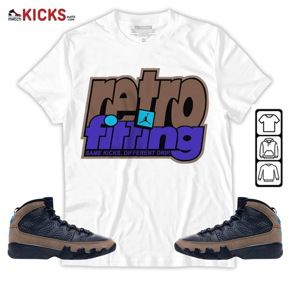 Retrofitting Got Em Sneaker Shirt Match Olive Concord 9s, Jordan 9 Olive Concord MKO T-Shirt Retrofitting Got Em Sneaker Shirt Match Olive Concord 9s, Jordan 9 Olive Concord MKO T-Shirt