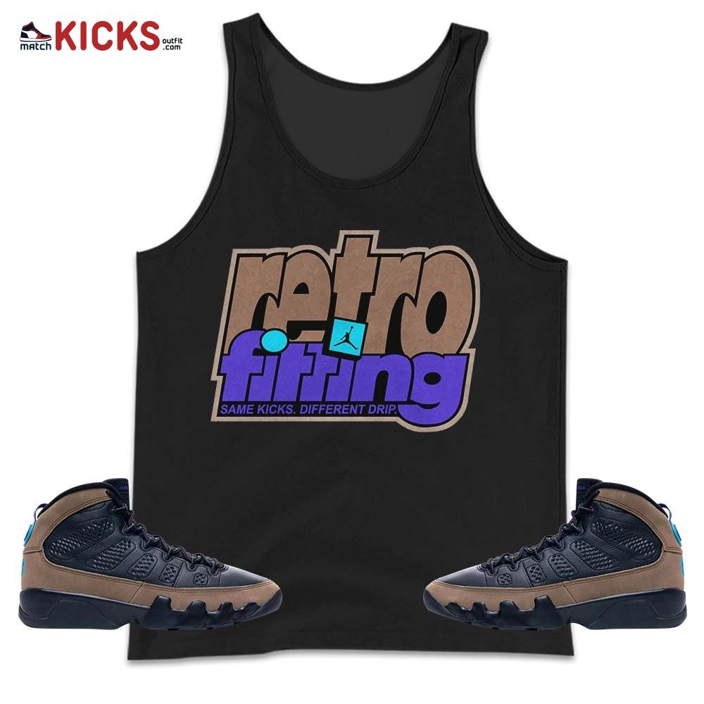 Retrofitting Got Em Sneaker Shirt Match Olive Concord 9s, Jordan 9 Olive Concord MKO Tank Top