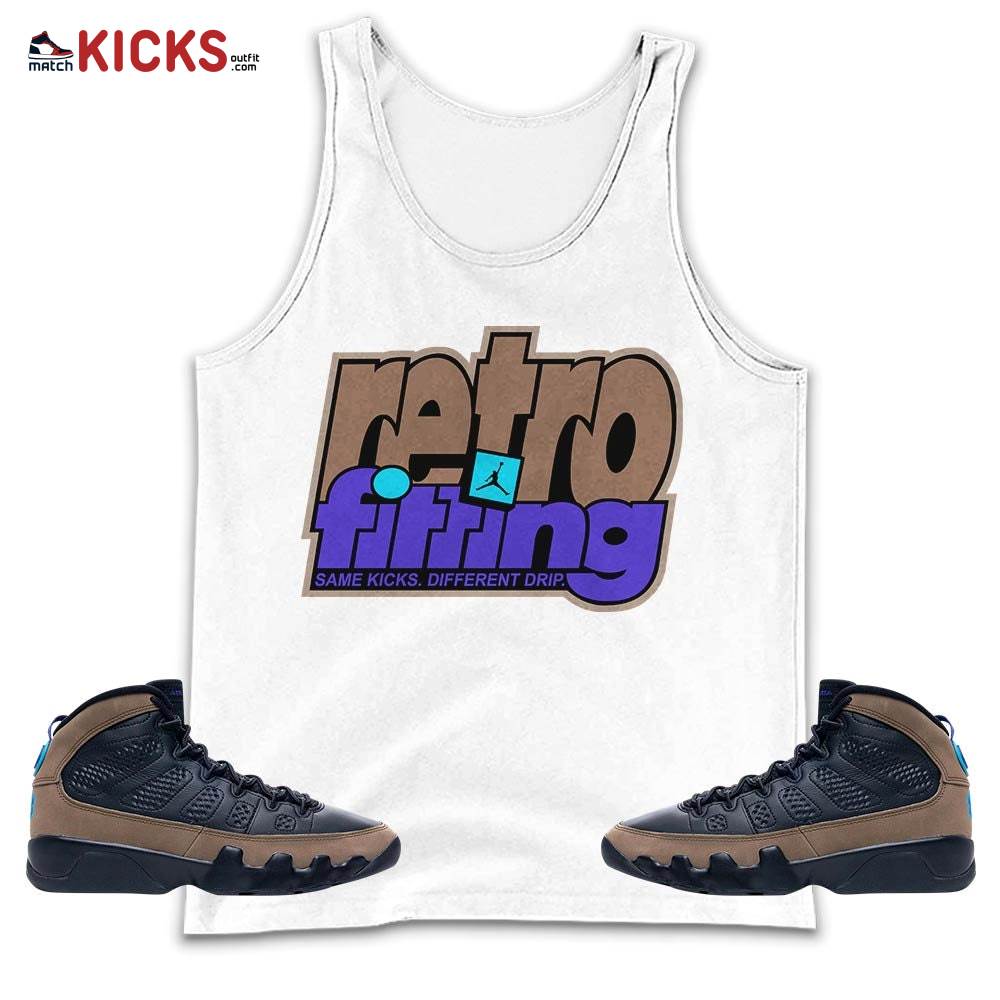 Retrofitting Got Em Sneaker Shirt Match Olive Concord 9s, Jordan 9 Olive Concord MKO Tank Top Retrofitting Got Em Sneaker Shirt Match Olive Concord 9s, Jordan 9 Olive Concord MKO Tank Top