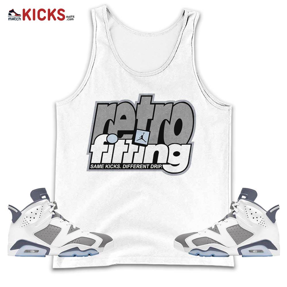 Retrofitting Got Em Sneaker Shirt Match Retro Cool Grey 6s, Jordan 6 Cool Grey MKO Tank Top Retrofitting Got Em Sneaker Shirt Match Retro Cool Grey 6s, Jordan 6 Cool Grey MKO Tank Top