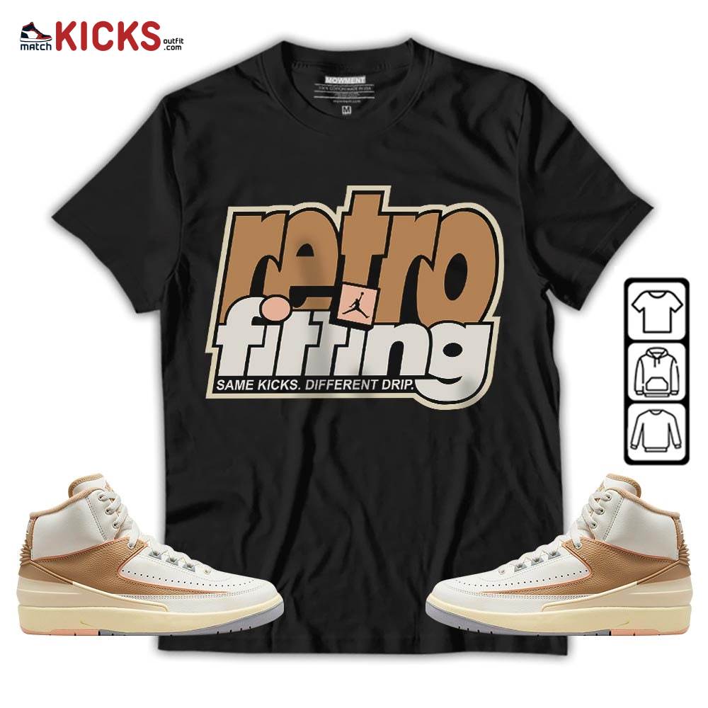 Retrofitting Got Em Sneaker Shirt Match Retro Craft 2s, Jordan 2 Craft MKO T-Shirt