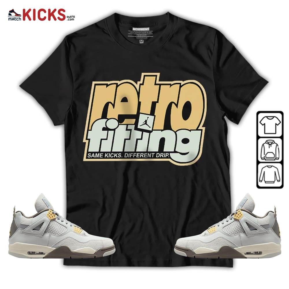 Retrofitting Got Em Sneaker Shirt Match Retro Craft 4s, Jordan 4 Craft Photon Dust MKO T-Shirt