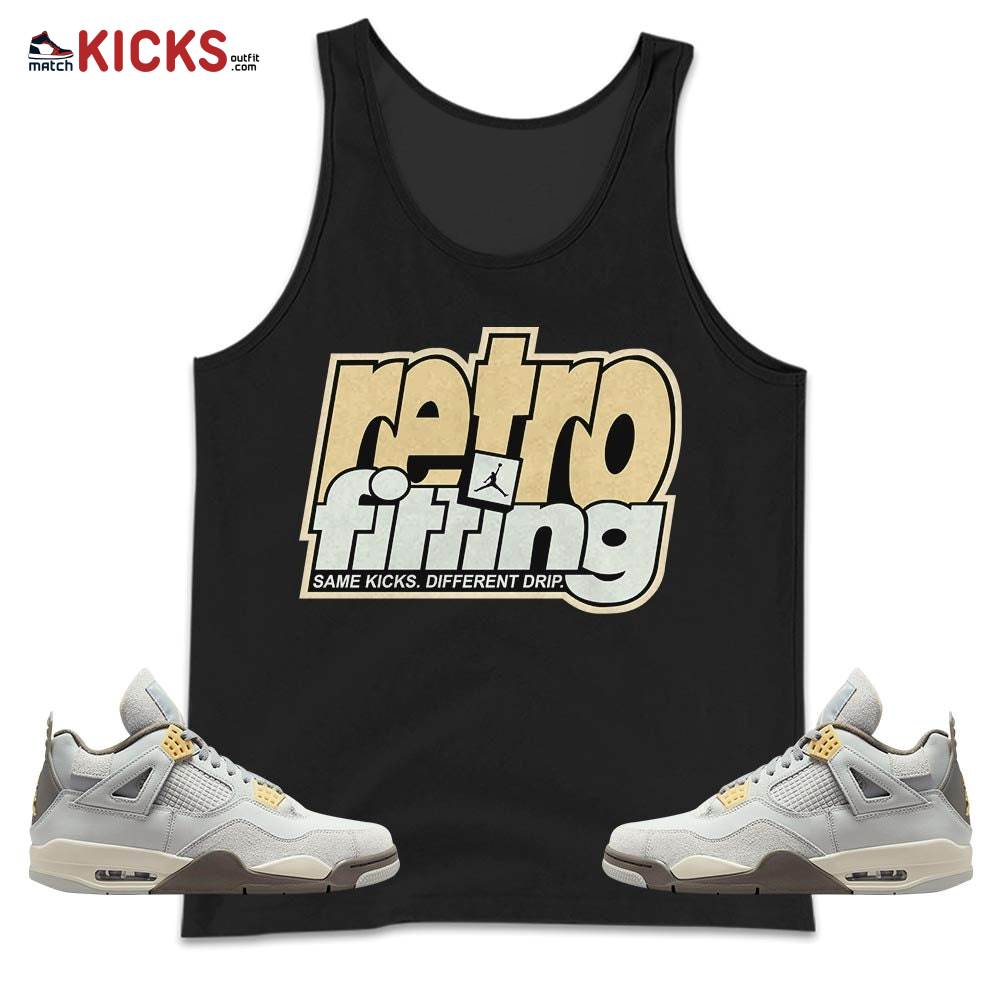 Retrofitting Got Em Sneaker Shirt Match Retro Craft 4s, Jordan 4 Craft Photon Dust MKO Tank Top