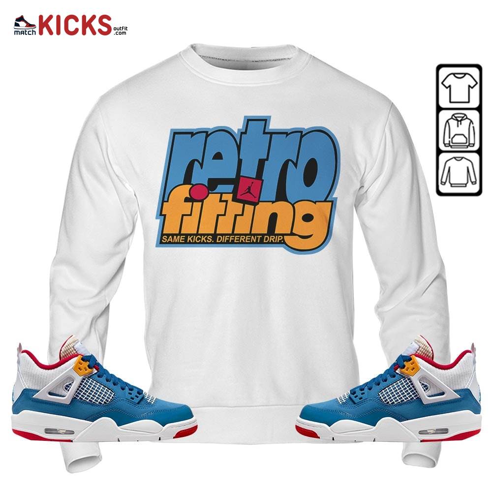 Retrofitting Got Em Sneaker Shirt Match Retro Messy Room 4s, Jordan 4 GS Messy Room MKO Sweatshirt